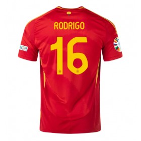 Spanien Rodri Hernandez #16 Heimtrikot EM 2024 Kurzarm